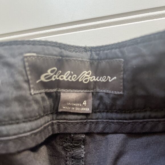Eddie Bauer Women's Pants Size 4 Gray  Mid Rise Relaxed Fit - Picture 2 of 14